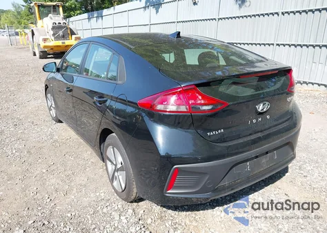 2017 Hyundai Ioniq Hybrid Blue z USA, uszkodzony, nr VIN KMHC65LC4HU049099